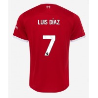 Moški Nogometni dresi Liverpool Luis Diaz #7 Domači 2023-24 Kratek Rokav